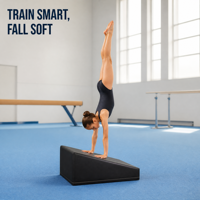 Tapis de gymnastique incliné pour entraînement de tumbling, en cuir PU haute densité, antidérapant, pour postures inversées, OEM, marque privée, vente en gros
