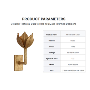 <span class=keywords><strong>Applique</strong></span> murale <span class=keywords><strong>Art</strong></span> <span class=keywords><strong>Nouveau</strong></span> Vintage Luxe pour hall d'hôtel Couloir Fonte de laiton Fleur E14 CE UL Projet personnalisé Lampe murale Alberto - Product Image 4