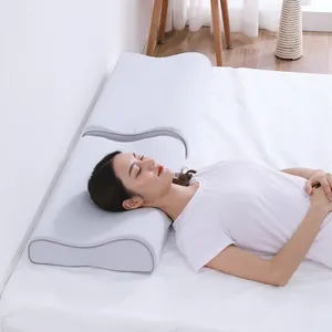 Saien populaire douleur cervicale repos orthopédique mémoire mousse Gel Cool confort réglable refroidissement mémoire foamPillow