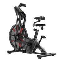 Vélo d'exercice commercial pour la maison, vélo d'air, équipement de fitness sportif avec écran LCD, certifié CE, couleur personnalisable disponible