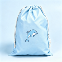 Sac à cordon personnalisé en gros avec imprimé bébé adorable, pochette réutilisable pour vêtements et articles divers, emballage anti-poussière
