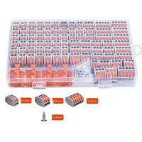 Borniers en nylon série 212, lot de 80 connecteurs rapides à enfoncement 32A pour bornes de câblage électrique et luminaires