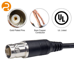 Cavo Audio <span class=keywords><strong>BNC</strong></span> Doppio Amplify con Staffa di Montaggio per Sistema di Monitoraggio Telecamere di Sicurezza e Uso Automobilistico - Product Image 4