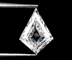 Anillo de compromiso con colgante de diamante de corte único tipo cometa de 1.09 CT, 9.4x6.8mm, cultivado en laboratorio, certificado IGI - Product Image 6
