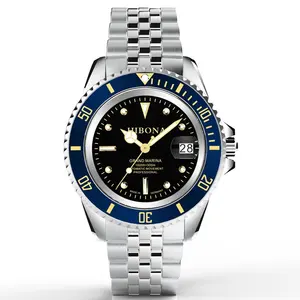 Super Quality Classic 316L Stainless Steel Curved End Watchband Sub mariner Daynato Men Watch