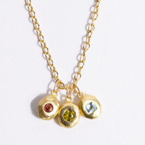 Nuevo Collar con Colgante <span class=keywords><strong>de</strong></span> Acero Inoxidable con <span class=keywords><strong>Doce</strong></span> Piedras <span class=keywords><strong>de</strong></span> Nacimiento <span class=keywords><strong>de</strong></span> Colores Irregulares y Borde <span class=keywords><strong>de</strong></span> Diamantes - Product Image 2