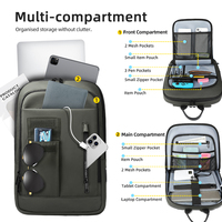 HEROIC KNIGHT Oxford Sac pour ordinateur portable de 15.6 pouces Sacs d'école antivol avec logo personnalisé Sacs à dos pour ordinateur portable professionnel