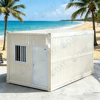 Maison conteneur pliable modulaire préfabriquée, résistante aux tremblements de terre, avec structure en acier galvanisé écologique FLKT