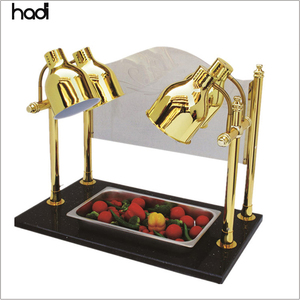 Hadio-<span class=keywords><strong>Estación</strong></span> de tallado de buffet de alta calidad, suministro de equipos de <span class=keywords><strong>restaurante</strong></span>, 250W de madera de lámpara calentadora, oferta de catering - Product Image 5