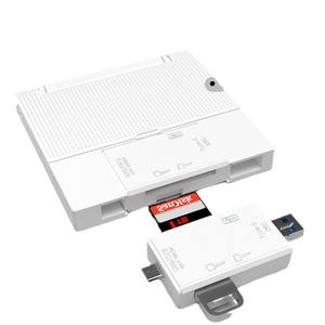 Lector de tarjetas Longima OTG más vendido, 2 ranuras tipo C // USB externo U disco TF/Transferencia de tarjeta SD - Product Image 5