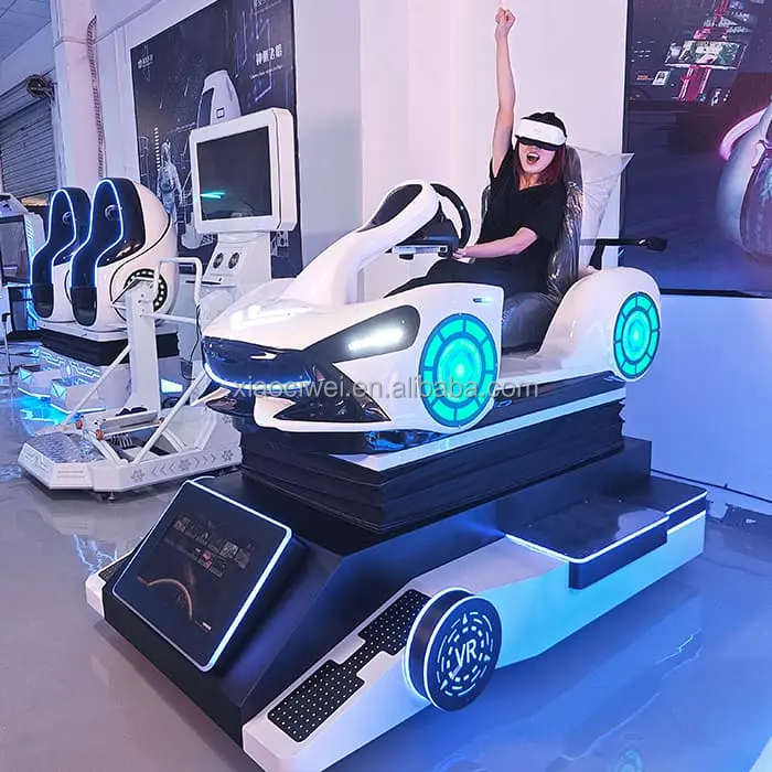 9D VR машина VR гоночный автомобиль Виртуальная реальность Вождение гоночный симулятор движения игра