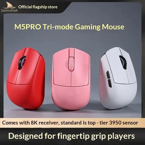 Souris de jeu sans fil Darmoshark M5 PRO 38g à prise en main ergonomique, trois modes, capteur PAW3950 8K Hz 30000 DPI, interrupteurs TTC pour PC et Esports - Product Image 2