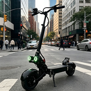Scooter Eléctrico Geofought de Doble Motor, 60V 6000W, Rueda de 11 Pulgadas, Plegable para Adultos, Todoterreno, con Freno de Disco Hidráulico, Certificación CE FCC - Product Image 1