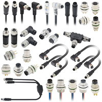 Conector Circular DIN M8 de 2-8 Pines, Macho, Montaje en Panel, Resistente al Agua, Enchufe para Cable, Fabricado por el Fabricante