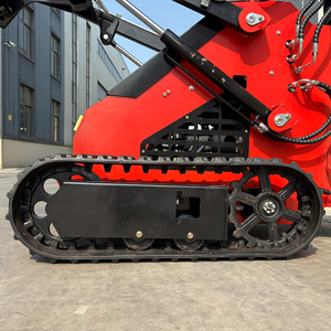 Skid chỉ đạo Bộ nạp DIESEL Kubota động cơ nhỏ Bộ nạp đi bộ phía sau Skid chỉ đạo máy xúc Bộ nạp với lâm nghiệp mulcher - Product Image 3