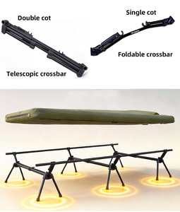 Cama de Camping Inflable Plegable con Altura Ajustable y Almohada para Uso en Exteriores, Parques y Playa - Product Image 6