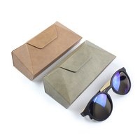 Ensemble boîte à lunettes de soleil avec étui d'emballage pour les soins et le stockage ensemble papier dur mode pochette souple nouvel organisateur sacs à lunettes