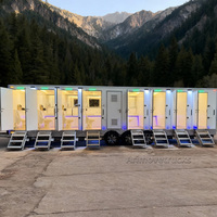 Toilettes chimiques portables de conception nouvelle, pour usage commercial, vente de remorques de salle de bain portables, toilettes portables pour personnes handicapées
