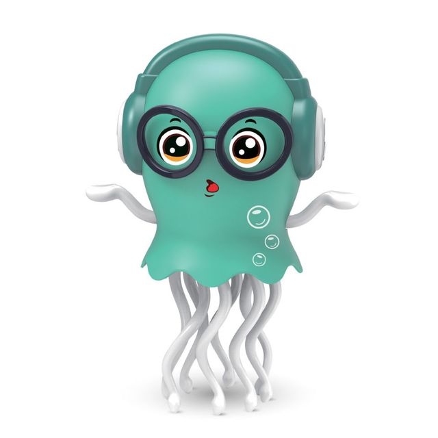 Trending Durable Plastic LED Light Octopus Electric Sensory Crawling Squid Toy Obstacle Avoidance Feature Electronic Pet for