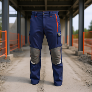 Pantalones de Trabajo para Hombre TTAKE, Azules, Talla L, para Construcción, Todas las Temporadas, con Rodillas Reforzadas - Product Image 3