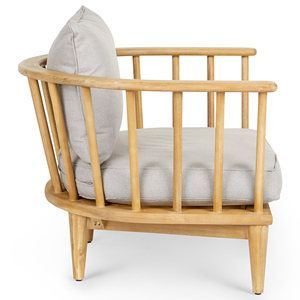Silla de Jardín para Patio, Villa u Hogar, Diseño Moderno en Madera de Teca con Cojín - Sifa - Product Image 3