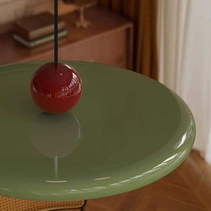 Lampe suspendue à bras mobile en forme de soucoupe à crème française, spectre complet, protection des yeux, design moderne minimaliste, lampe de table de bar et de salle à manger - Product Image 6