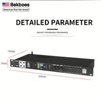 Système de gestion des enceintes Bekboes YM50 Professional Equalizer DSP PA2, processeur de signal numérique audio-vidéo