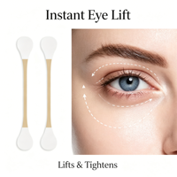 YuMeBeauty Bande de lifting invisible pour le visage, autocollant instantané pour le lifting des yeux, patch de lifting facial en V imperméable pour peau relâchée et rides autour des yeux