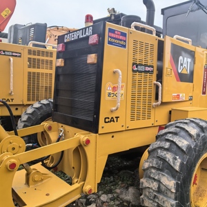 รถเกรดเดอร์ Caterpillar 140K มือสอง สีเหลือง อุปกรณ์ก่อสร้างสำหรับงานหนัก - Product Image 4