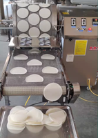 Machine à Crêpes et à Peaux de Raviolis Entièrement Automatique Motorisée Antiadhésive 1200 pièces/h