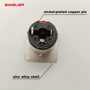 <span class=keywords><strong>Hifi</strong></span> 3 pôles 6.35mm <span class=keywords><strong>prise</strong></span> Jack connecteur femelle presse verrouillage 3pin 6.35 Jack stéréo carré montage sur panneau adaptateur <span class=keywords><strong>prise</strong></span> 6.35mm <span class=keywords><strong>prise</strong></span> - Product Image 3