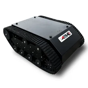 高清PTZ摄像机和用于爬行机器人底盘橡胶轨道底盘罐的发光二极管机器人-8