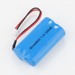 بطارية ليثيوم أيون قابلة لإعادة الشحن فائقة السعة SOCL2 ER14505M بسعة 2200 مللي أمبير في الساعة وجهد 7.2 فولت مع قابس - Product Image 3