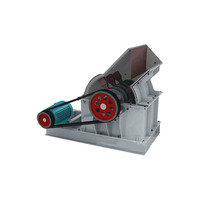 Équipement de concassage de pierres lourdes pour granit et galets de rivière, petite machine de concassage à marteaux portative pour bois