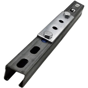 Canal de Acero Galvanizado en Caliente con Ranuras, Resistente a la Corrosión, para Soporte de Bandejas de Cables - Product Image 1