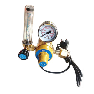 Régulateur de CO2 avec chauffage et débitmètre - Régulateur de pression de dioxyde de carbone à chauffage électrique - Product Image 1