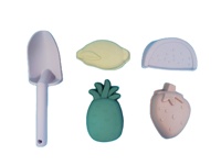 Seau à sable en silicone de qualité alimentaire non toxique, formes mignonnes adaptées aux enfants, interaction parent-enfant soyeuse, jouets de plage unisexes