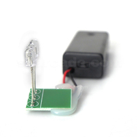 Pistolet de jeu USB Shuangqu avec 4 LED et capteur infrarouge pour jeux informatiques - Version filaire compatible pour résoudre les crises