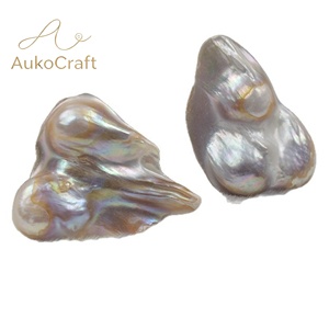 Conchiglia Naturale 20-50mm con Madreperla e Accessori di Perle Barocche - Product Image 6