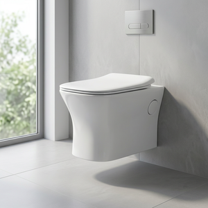 Inodoro suspendido de calidad de exportación, cerámica sanitaria estándar europeo, inodoro moderno montado en la pared. - Product Image 1