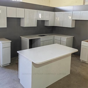 Việt Nam nhà máy AC sơn rắn cửa gỗ Shaker phẳng gói Modular bán buôn tủ bếp - Product Image 2