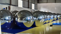 Fabrik preis OEM Werbe ballon aufblasbar große Außen dekoration aufblasbare Spiegel kugel