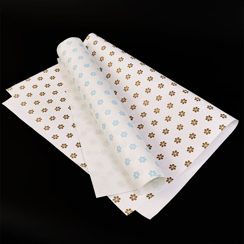 High Quality Wholesale Gift Wrapping Thick Paper Custom Packing Paper Printed Logo Wrapping Paper for Flowers