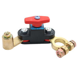 Interrupteur de déconnexion de batterie - Interrupteur de déconnexion négatif en cuivre pur 12-24V, interrupteur d'alimentation avancé pour camping-car et bateau - Product Image 1
