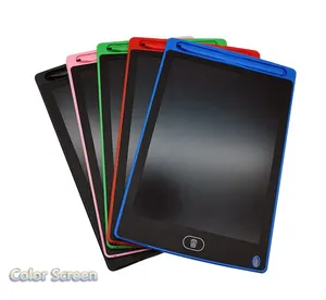 Alas tulis Digital untuk anak-anak, 8.5 inci Tablet tulis LCD papan tulis Memo gambar tanpa kertas dapat dihapus elektronik