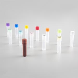 Tubo de laboratorio AMNGENT, tubos criogénicos con tapa, viales criogénicos de 0,5/1,5/2ml, tubo criovial centrífugo estéril, microtubos de fondo plano para laboratorio - Product Image 2