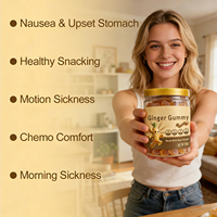VitaHall Factory Direct : Gummies véganes au curcuma et au gingembre, bonbons naturels au gingembre, bonbons gélifiés pour la gestion du poids, bonbons au gingembre et au citron