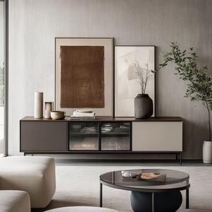 Living Room Furniture Living Room Latest Design Modern <b>Tv</b> Cabinet for <b>TVs</b> up to 90 Inches - Product Image 4