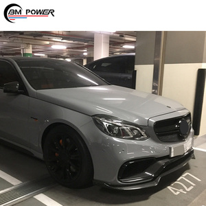 Kit carrosserie de haute qualité pour E-CLASS W212 E63/E63S 2014, pare-chocs avant et arrière avec diffuseur et embouts d'échappement, compatible avec le modèle en fibre de carbone - Product Image 4