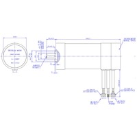 HEMM Nema 23 Bürstenloser Gleichstrommotor 68V 377W 8000 U/min 3-Phasen-BLDC-Motor mit 500P/R Encoder für Automatisierung